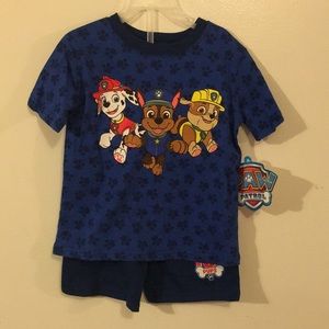 Nickelodeon Paw Patrol Boys 2pc Short set NWT Sz3T